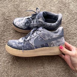 Nike Air Force 1 Velvet Blue Size 6Y=Women’s 7.5